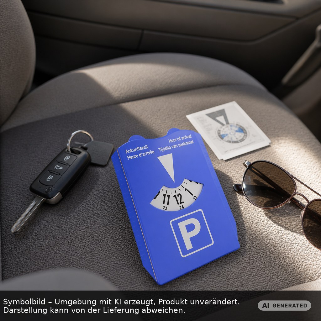 Parkscheibe "Alpha Duo" als Werbeartikel mit Logo bedrucken