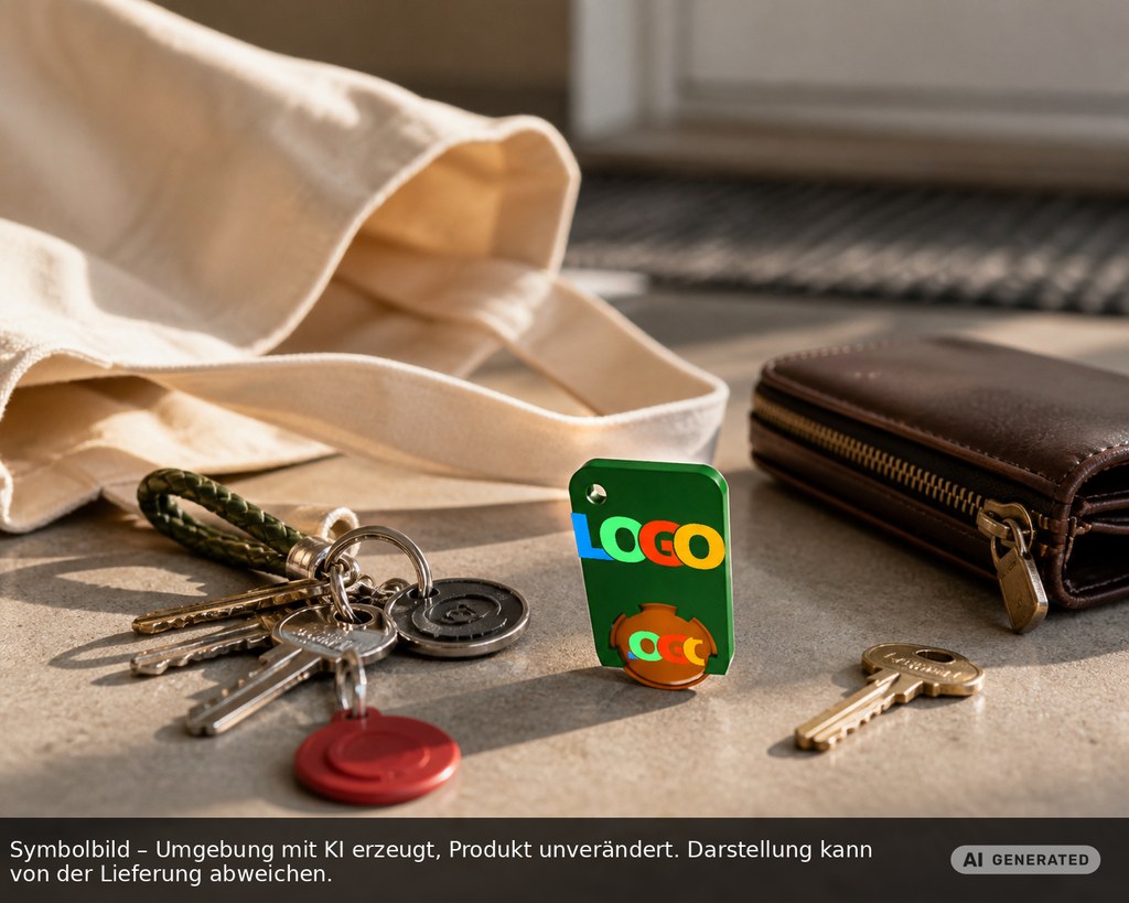 Chiphalter mit 1€-Chip "Beta" als Werbeartikel mit Logo bedrucken